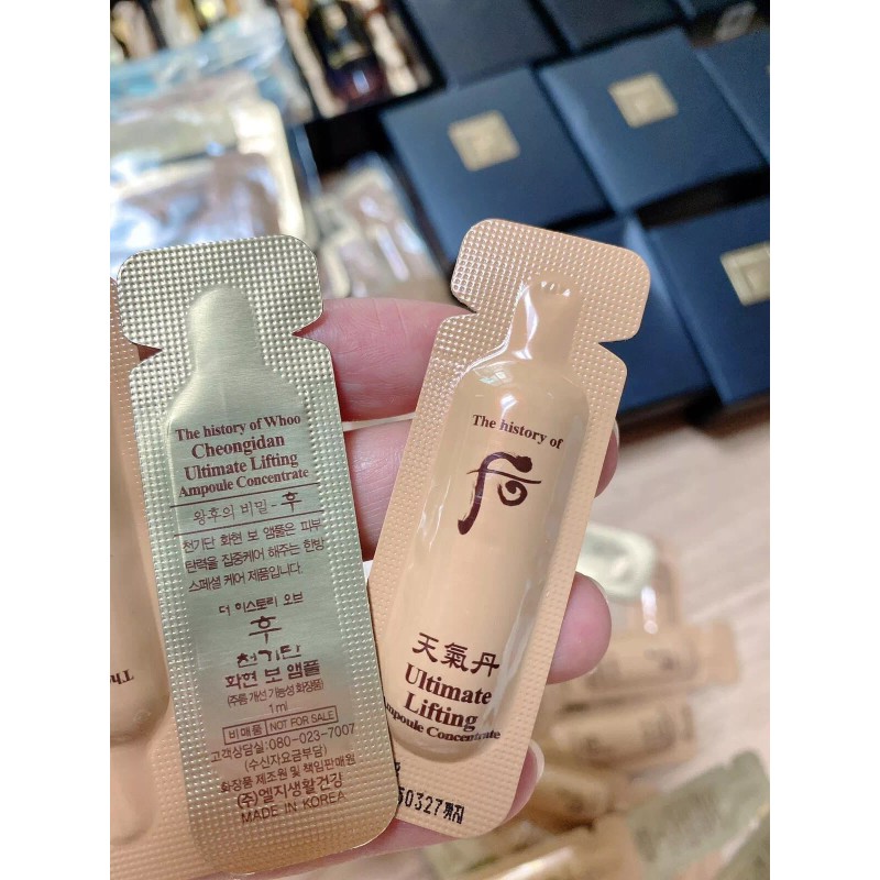 The history of Whoo Ultimate Lifting Ampoule Concentrate 1ml x