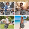 Dexpally Hat Boxes with Lids, Hat Storage Box for Travel,