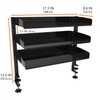 UISKOOPW Clamp On Desk Shelf for Office Classroom Organizers,Paper File