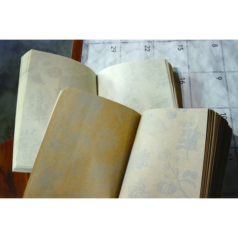 Time Concept Rough B6 Botanical Notebook - 5" x 7",