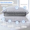 MK Home Textile Luxury Waterproof Quilted Pillow Protectors Pillowcases 100%