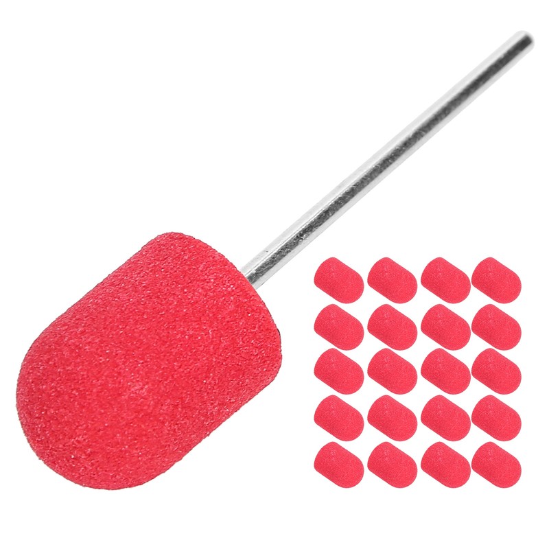 Nail Sanding Band Drill Bit Nail Art Polishing Sanding Cap