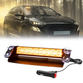 X-STYLE LED Strobe Light, 12V, Yellow, 3 Modes, Warning Light, Flashing, Hazard Warning, Anti-collision, Emergency, Signal Light, Waterproof, Shockproof, Trailer, Decoratra, Grille Marker, Flash Lamp,