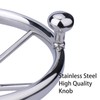 11 inch Boat Steering Wheel,Universal Stainless Steel 5 Spoke Destroyer
