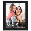 Poster Palooza 8.5x11 Frame Black Solid Wood Picture Frame -
