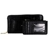 Bodenschatz Zip Around Wallet L Black, black, Classic