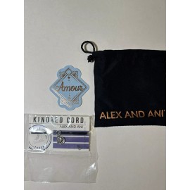 Alex and Ani Charm Bracelet Kindred Cord Ice Skate Adjustable Black Cord - NEW!
