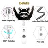 Cute Badge Holder Badge ID Retractable Badge Reel with 360°Claw