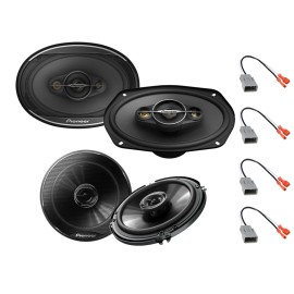 Pioneer 6.5 Front & 6x9 Rear Speakers for 1998-2007 Honda Accord