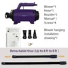 Dog Dryer High Velocity Professional Dog/Pet Grooming Force Hair Dryer/Blower