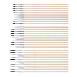 dinghaole 30-Piece Fine Brush Set, 3 Sizes Brush Set with Fine Tip, Small, Small Liner Brush for Micro Figures, Models, Art, Oil, Watercolour and Acrylic Painting, for Body, Face, Canvas