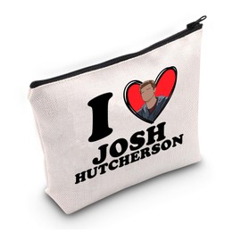 PYOUL Movie TV Actor Inspired Gift I Love J Hutcherson Makeup Bag Bookish Merch Film Gift Boyfriend Merch (Love J Hutcherson Bag)