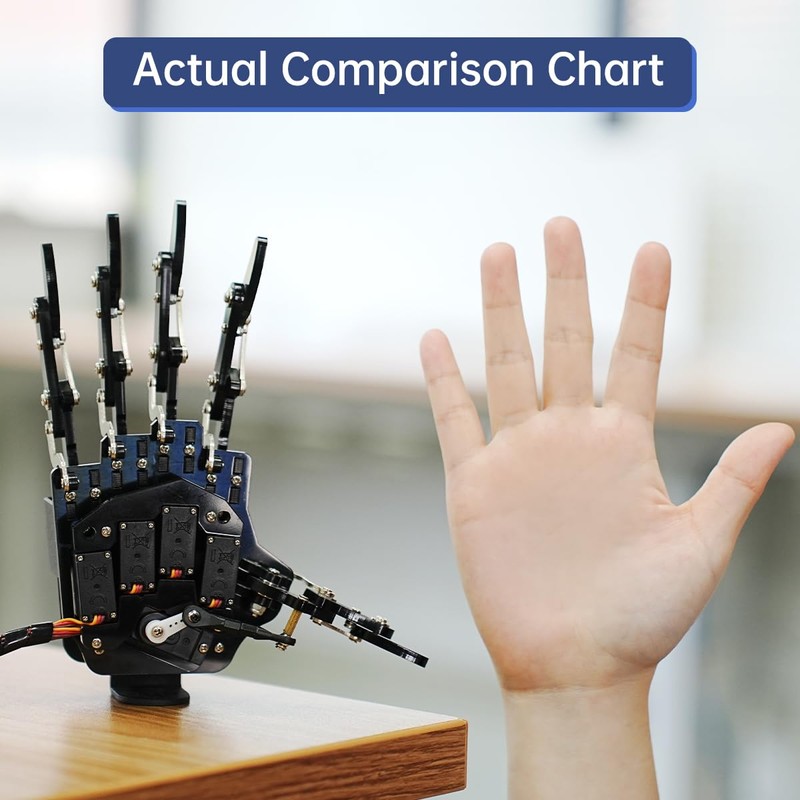 Robot Hand Five Fingers Solely Movement Bionic Robot Mechanical Arm