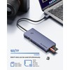 BAOZEE Laptop Docking Station Dual Monitor, 10-in-1 USB-C Hub with