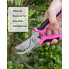 LANNIU Pink Gardening Tools, Garden Tool Set for Women,5 Piece