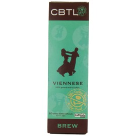 The Coffee Bean & Tea Leaf, Single Origin Viennese Brew Coffee Capsules for Caffitaly Brewers, 10-Count Pods