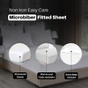 Fitted Bed Sheets 40cm 16 inch Deep Soft Comfy Microfiber