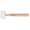 TRUPER MH-8 Rubber Mallets, White Head 8Oz( 227g)