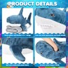 HyDren Shark Plush Toys Shark Stuffed 2 in 1 Animal