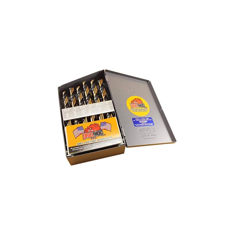 Drill Hog® 25 Pc Metric Drill Bit Set HI-Molybdenum M7