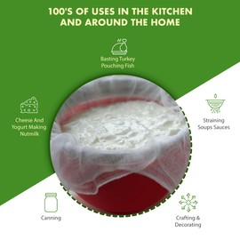 Regency Wraps Chef-Grade 100% Cotton Cheese Cloth 36"X72" (2yds), Bleach & Dye Free, Food Safe For Cooking, Straining, Roasting Turkey, Durable Cheese Cloths for Crafting, Canning