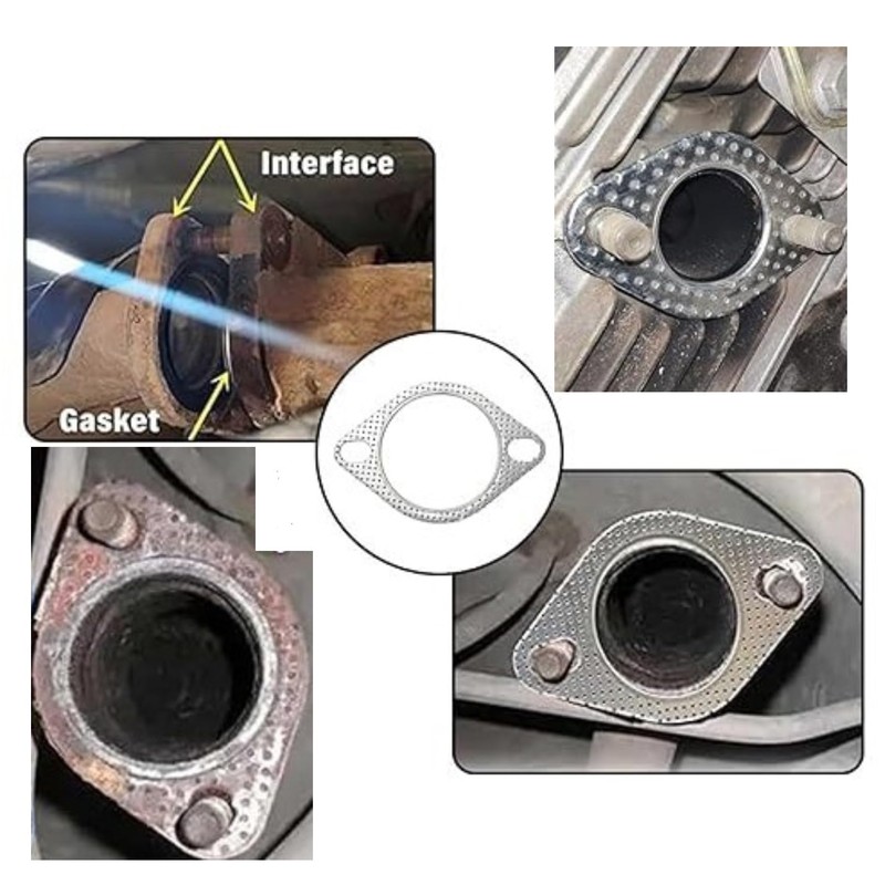 Muffler Gasket Exhaust Gasket Engine Cover Gasket General Purpose 76-80