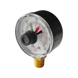 ECX271261 Pressure Gauge with Dial Replacement Pool Spa Valve and Filter, for Select PRO/HCF/Perflex Series Sand Filter Models