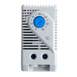Vacatga KTS011 0-60℃ Compact Mechanical Thermostat Sensor Temperature Controller New White Plastic White Plastic