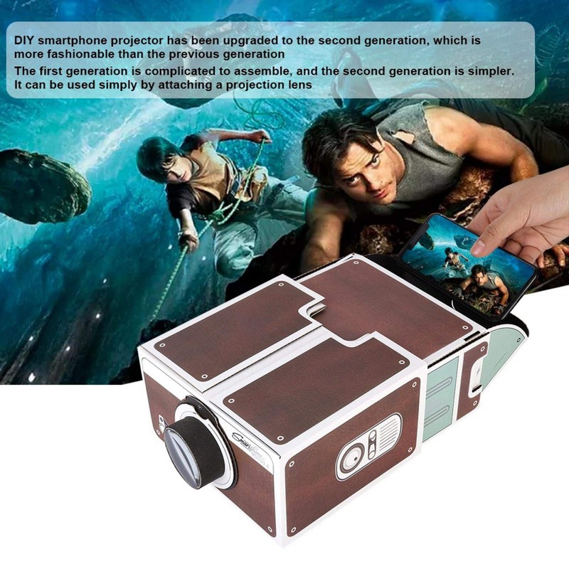 KIKYO Portable Home Cinema Projector Easy to Assemble Easy to