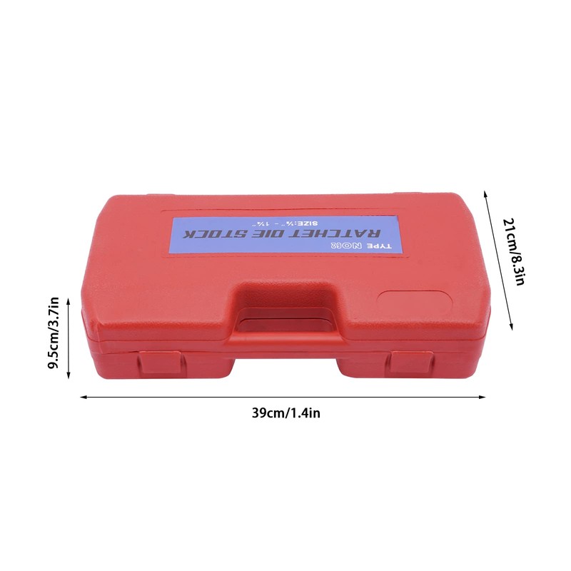 Eapmic Portable Pipe Threading Tool Set Manual Ratchet Pipe Threader