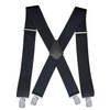 Wide X-Back Suspenders for Men – Adjustable 4-Clip Elastic Straps