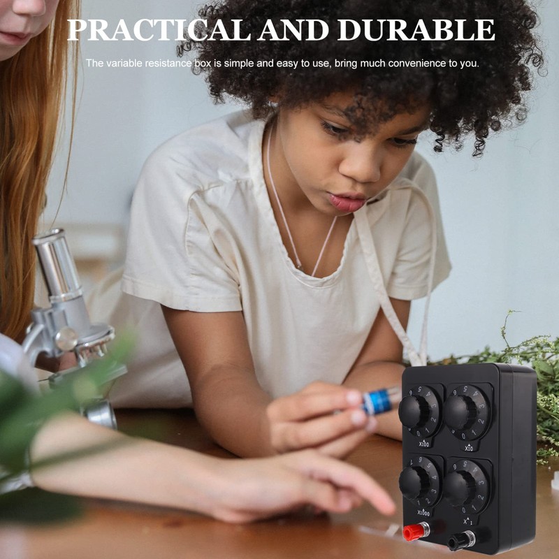 VILLFUL Ohm Resistance Box Variable Box Physical Electrical Teaching Instrument