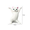 Jagowa 5PCS Pets Cat Pencil Holder Dancing Cats Holder Creative