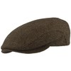 Men's Winter Flat Cap with Ear Flaps, Made from 100
