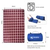 DUKUSEEK Waterproof Camping Blanket with Thick Fleece, Large Outdoor Blanket