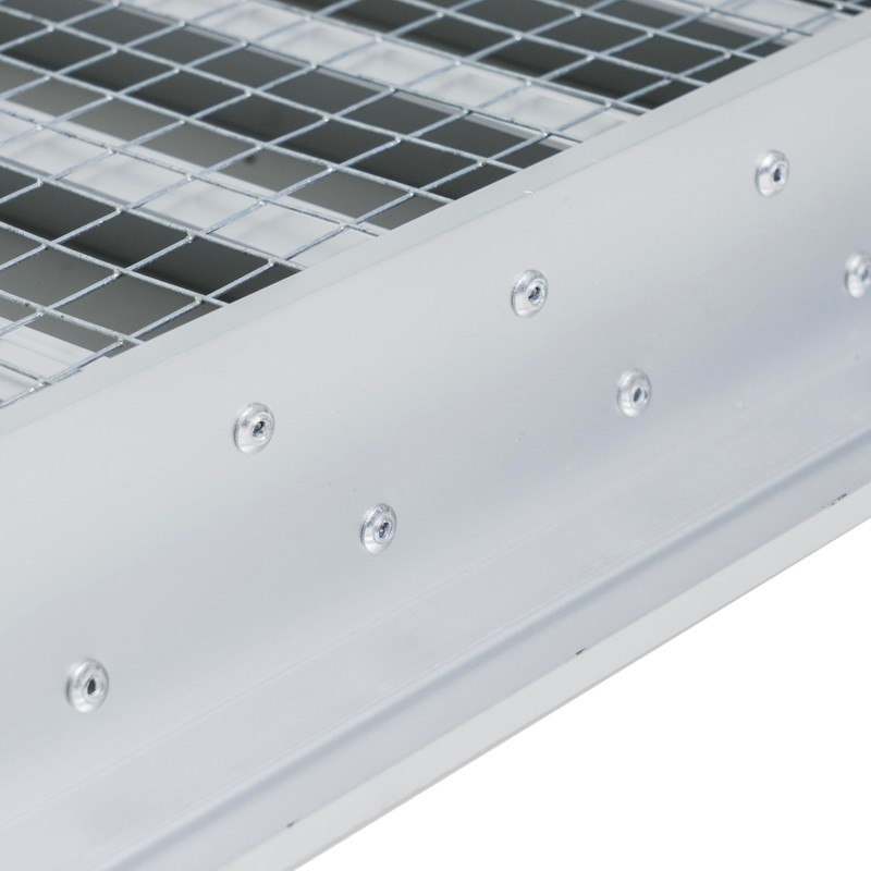Fits 24x24 Wall Opening Anodized Aluminum Exterior Wall Vent by