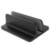 Aluminum Alloy Laptop Stand Vertical Adjustable Notebook Computer Storage HolderBlack