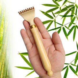 YEHORIN Telescoping Back Scratcher, Portable Extendable Bamboo Back Scratcher for Men Women with Beautiful Present Packaging, Body Scratcher for Adults