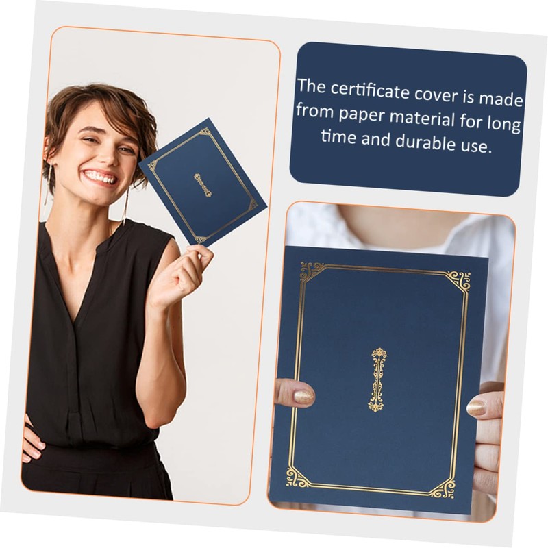 Operitacx 3pcs Certificate Shell Certificate Folder Document Holders Honor Certificate