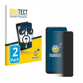 BROTECT (2 Stück Anti-Spy Blickschutzfolie für Emporia ME.6 Privacy Screen Protector [Displayschutz-Folie, Sichtschutz, Blaulichtfilter]