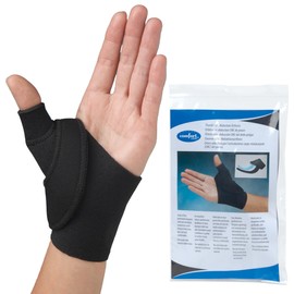 Comfort Cool Thumb CMC Abduction Splint, Small Plus, Left Hand, Thumb Brace for CMC Joint Support, Moldable Thumb Wrap, Supports Without Limiting Finger Movement, Lightweight & Washable