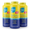 Talc-Free Body Powder, 200g x 3, Natural Cornstarch, Anti-Chafing Cooling