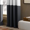 Curtainworks Kendall Color Block Grommet Curtain Panel, 108 inch, White