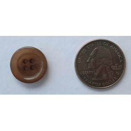 Unbranded Taupe Buttons, 4 Hole Sewing/Crafts Buttons 18mm - 1 Gross (144 Pieces) (001)