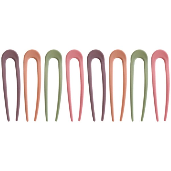 LALAFINA 8pcs U-shaped Hairpin Styling Hair Clips Womens Hair Clips