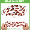 Didder White Football Gameday Headbands for Women Cheer Mom Essentials