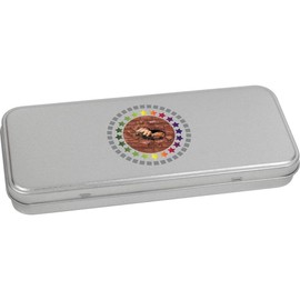 Azeeda 'Fist Breaks Wall' Metal Hinged Stationery Tin/Storage Box (TT00237238)