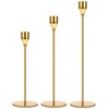 Anndason Set of 6 Gold Candlestick Holders Gold Candle Holder