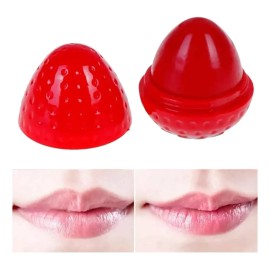 12 Pzas Bálsamos Para Labios Labial Magico En Forma De Fresa
