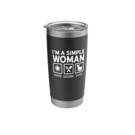 Sunshine Gardening Dog Owner Flower Garden Planting Gardener Stainless Steel Insulated Tumbler